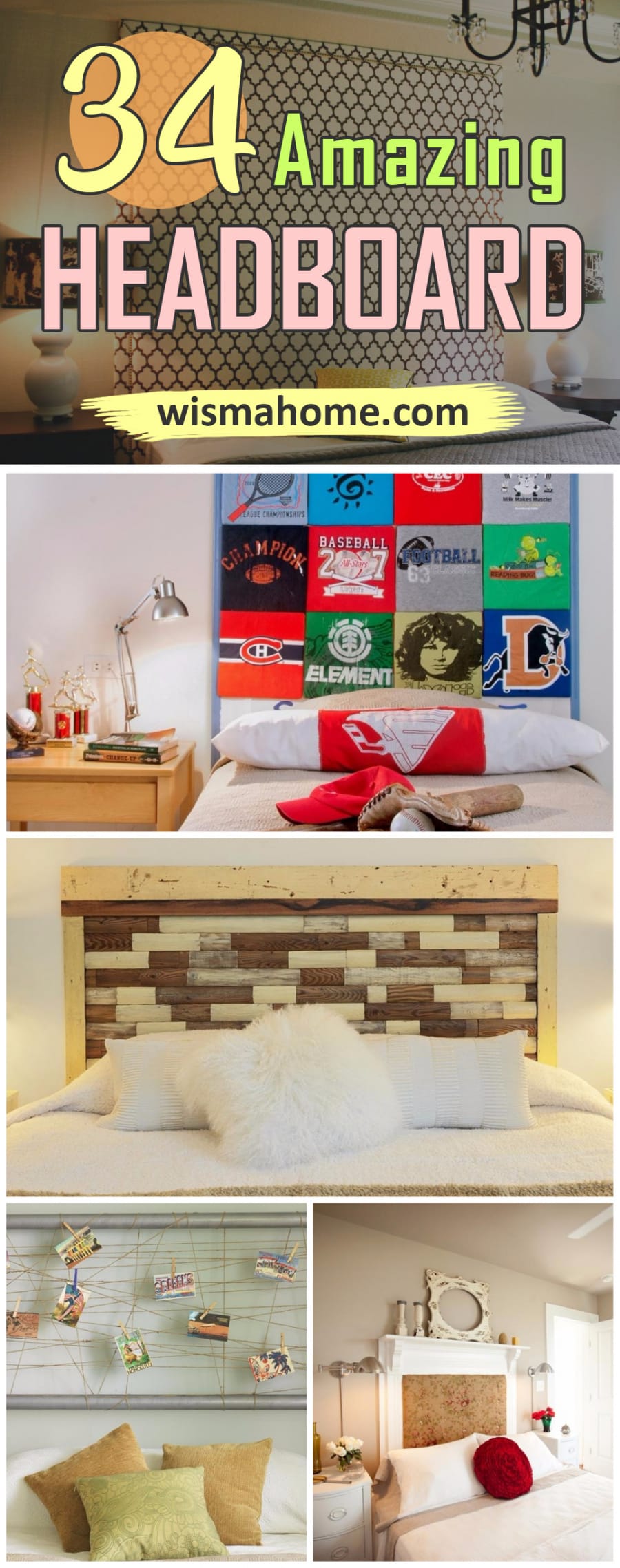 stunning wood headboard ideas #headboard #bedroom