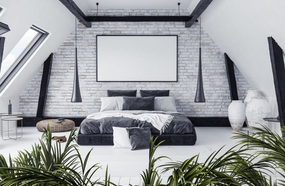 Grey Attic Bedroom Ideas