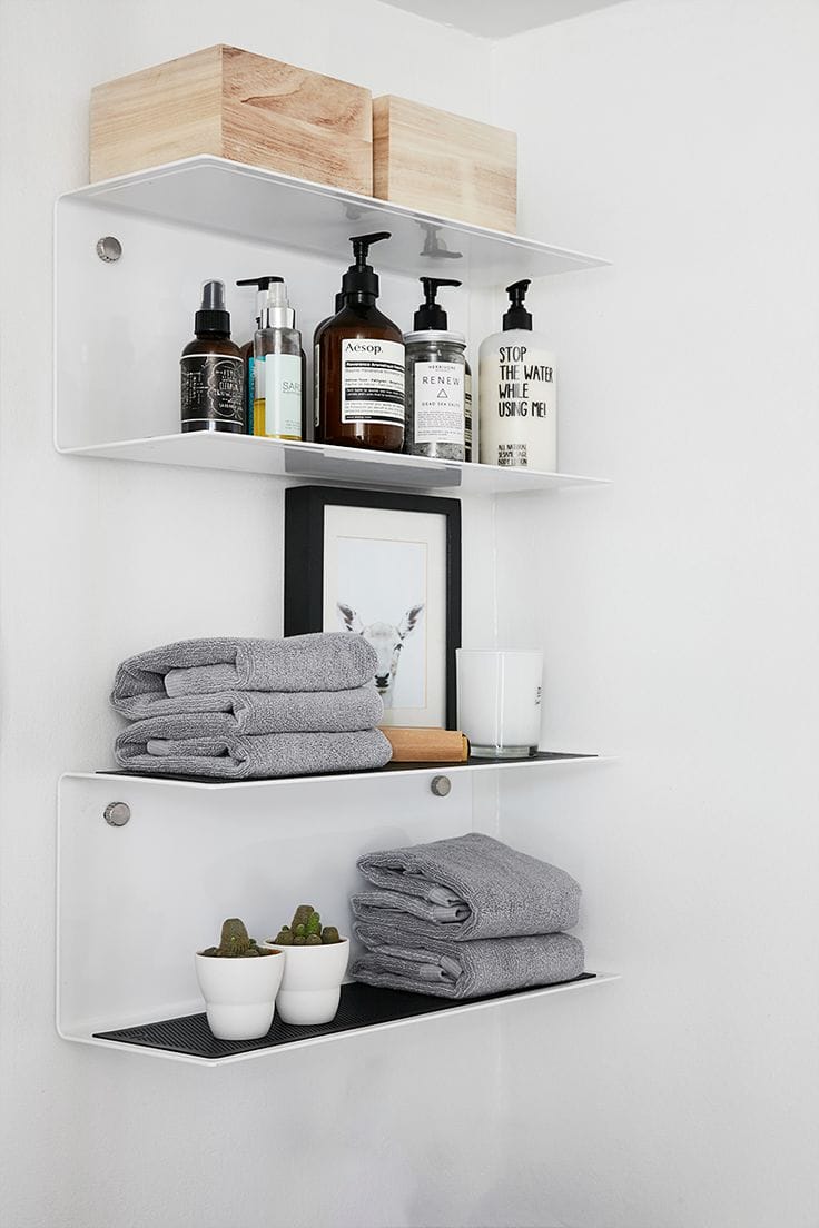 42 Bathroom Shelf Ideas to Keep Your Space Uncluttered