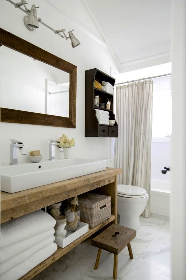 modern country bathroom