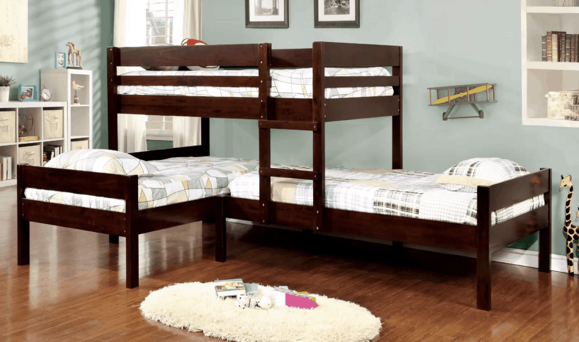 Triple bunk beds