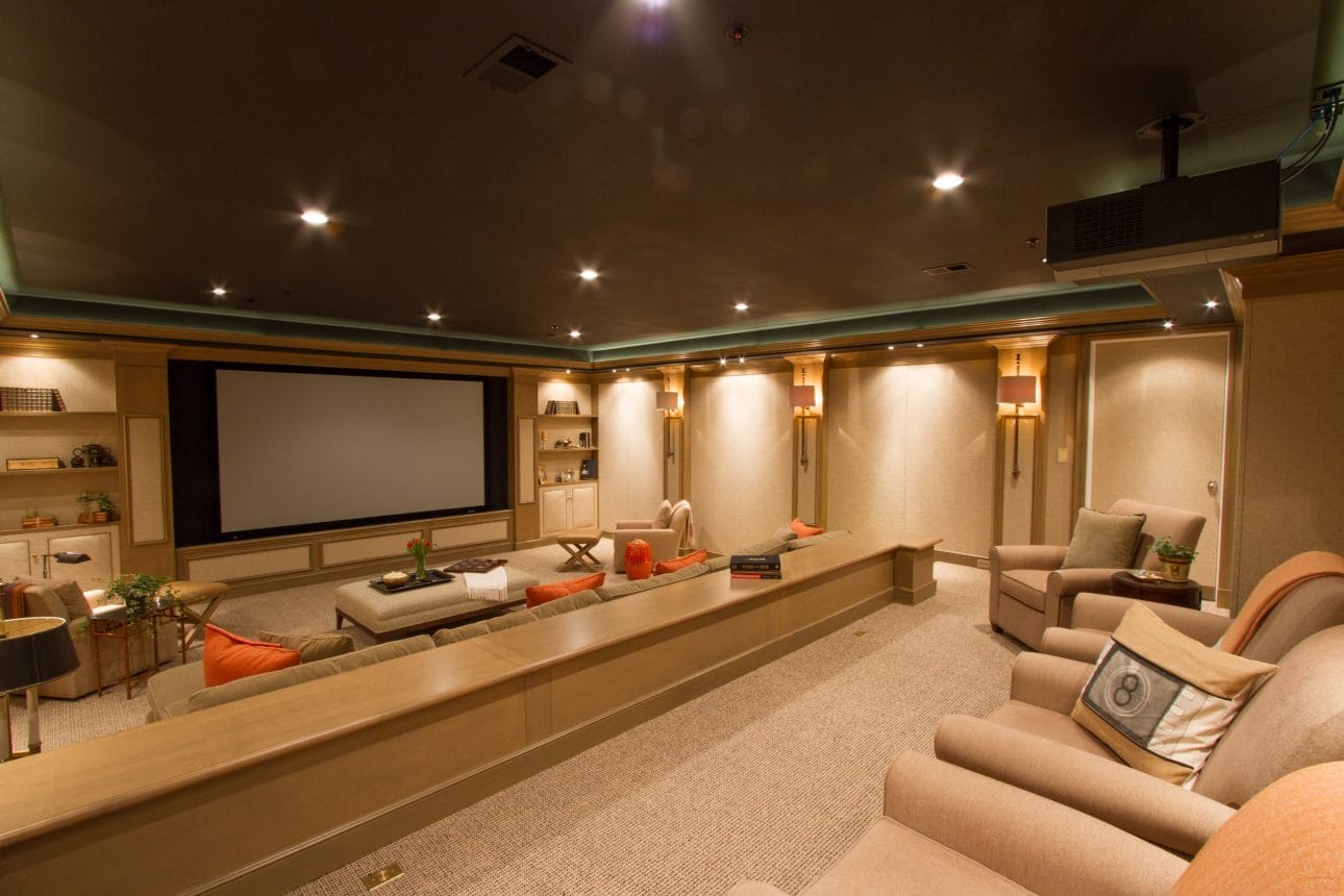 basement and home theater