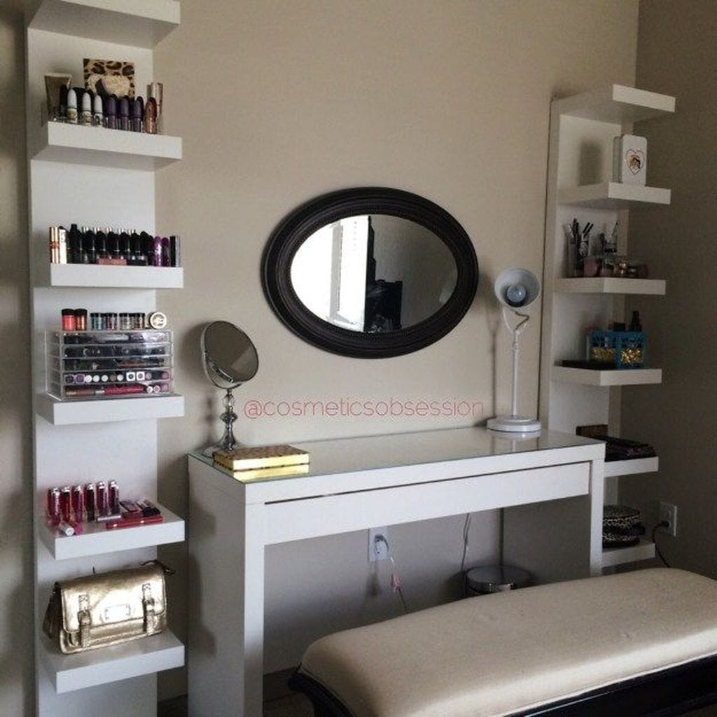 makeup storage diy