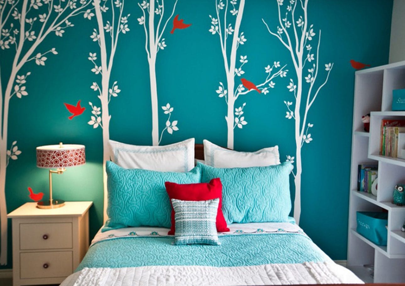 turquoise color room ideas
