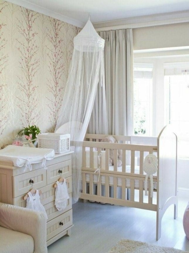 baby girl nursery ideas grey