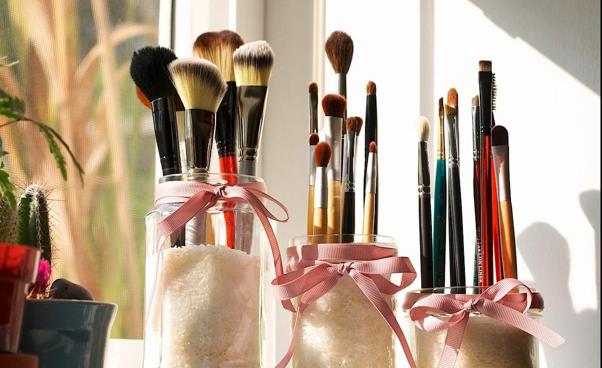 makeup shelf storage ideas