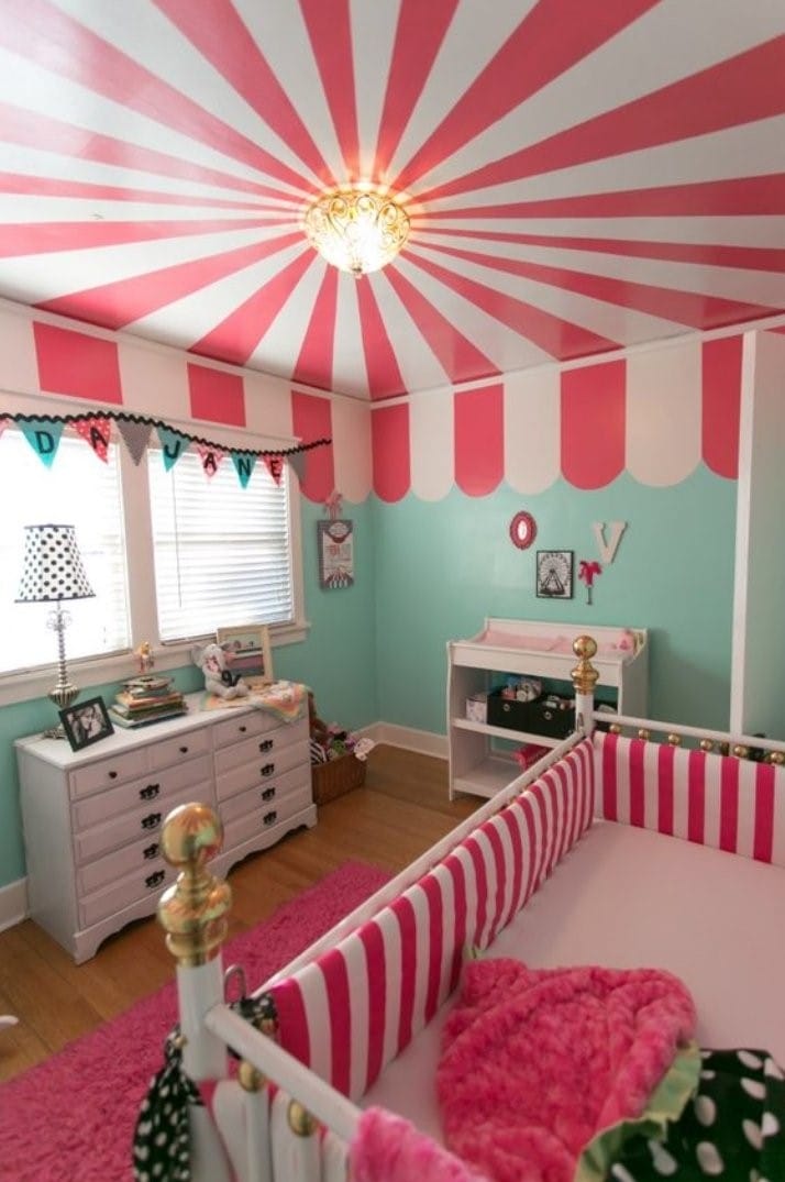 baby girl room ideas pink and grey