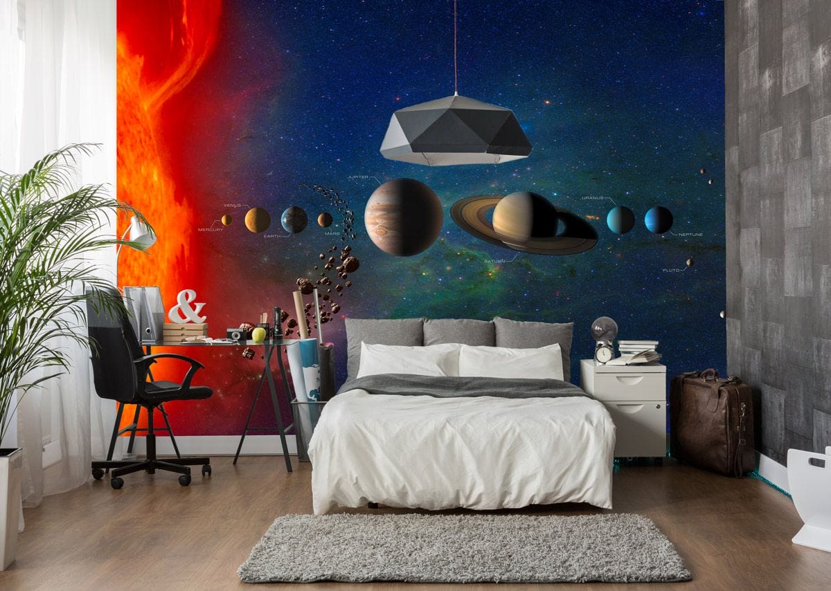 space themed children's room
