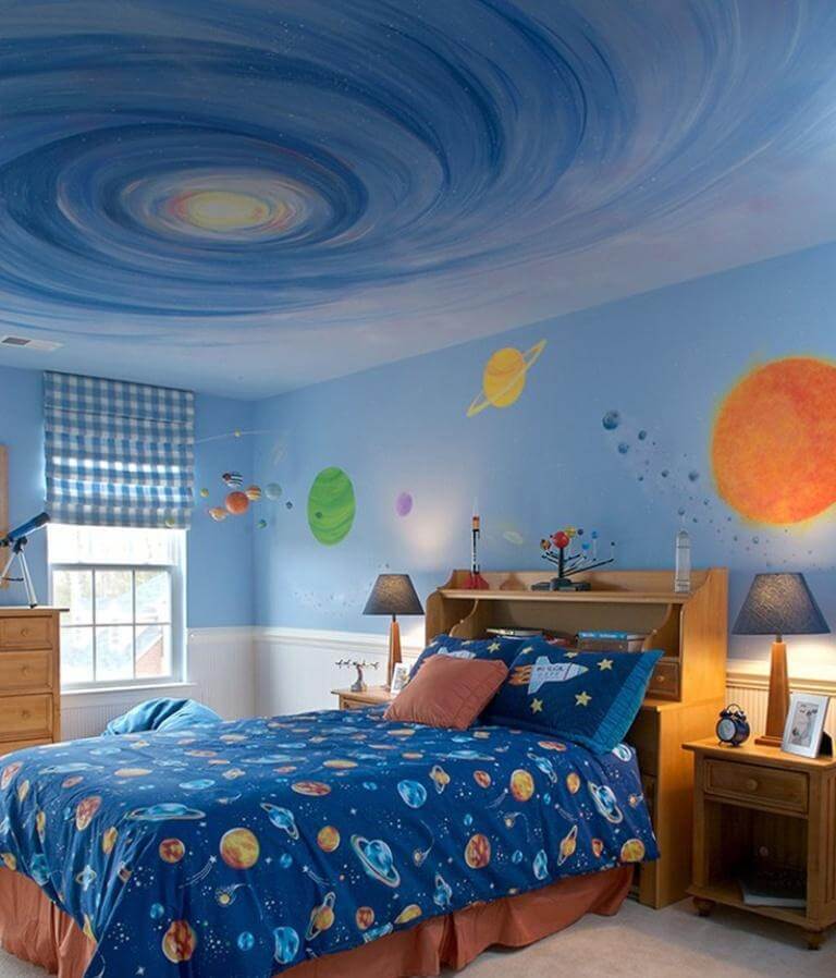 space themed room for adults