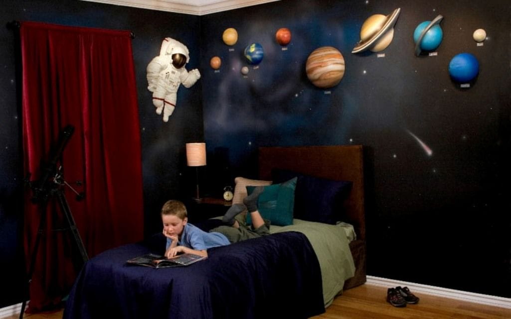 space themed hotel room near me