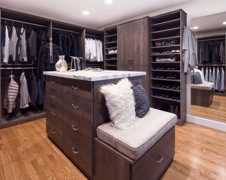 medium size walk in closet ideas