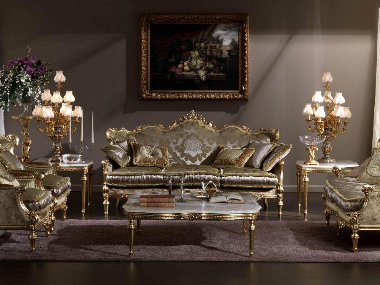 Antique Living Room Furniture from Italy