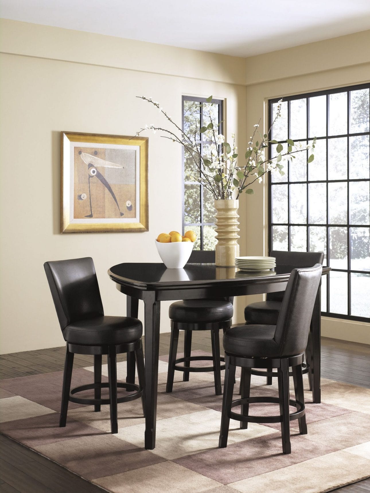 Black Triangle Table Ideas for Dining Room