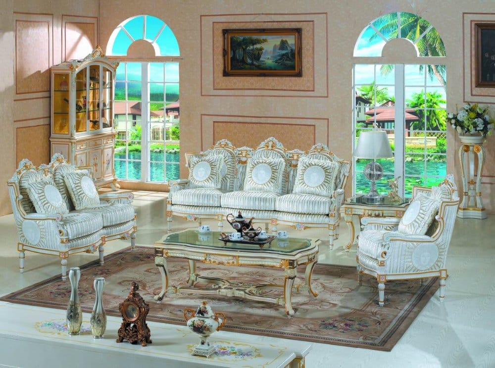 Bright Italian Living Room Furnitures
