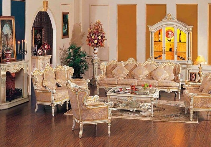 Classic Italian Living Room Furniture Sets