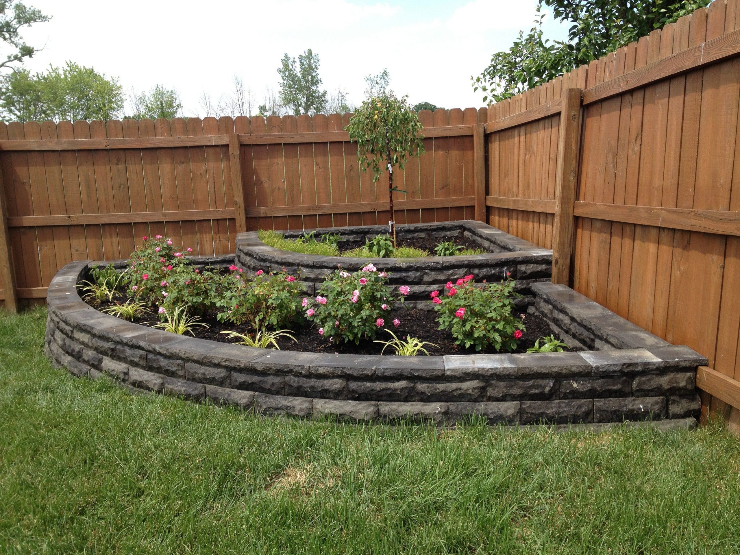 corner backyard landscaping ideas