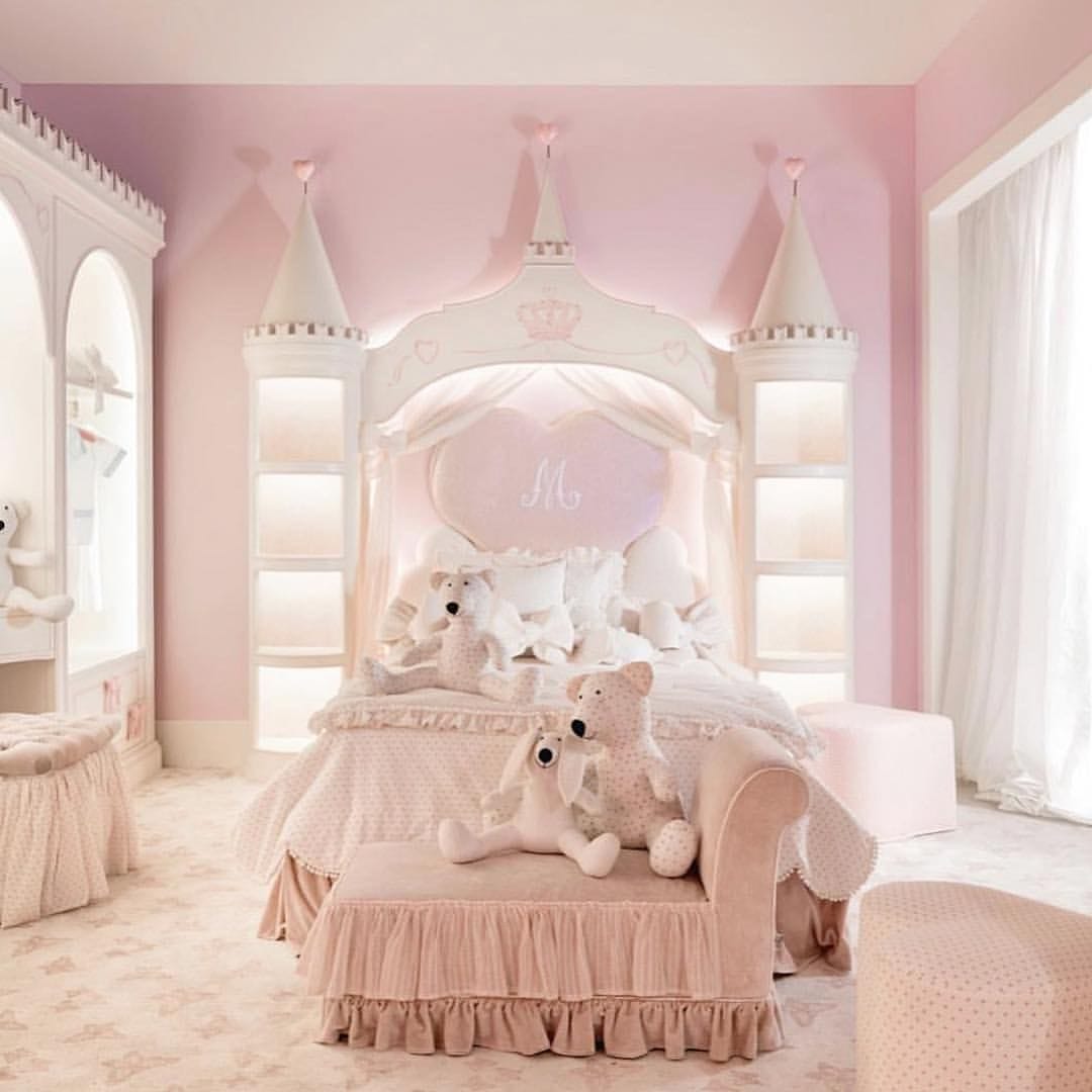 Custom Castle Bookshelves for Girl’s Bedroom