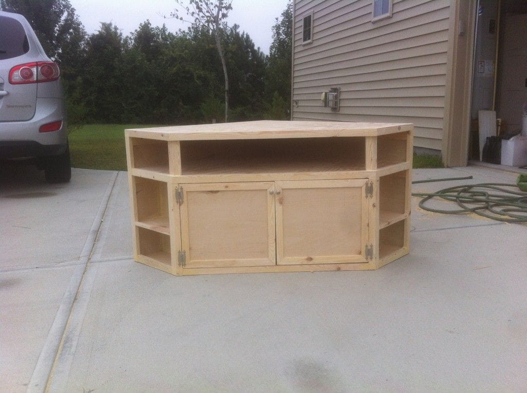 DIY Corner TV Stand Ideas