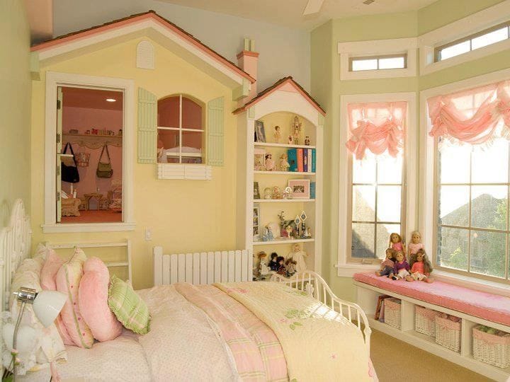 Dollhouse Themed Toddler Girl Bedroom