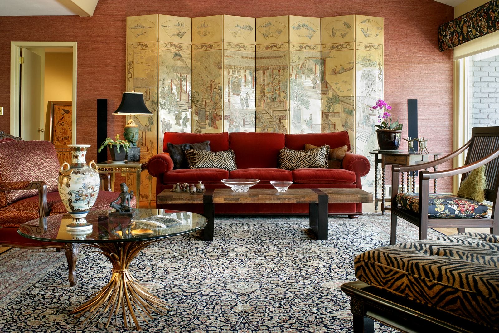 oriental living room accessories