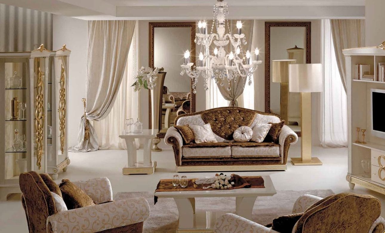 Elegant Italian Living Room Furniture