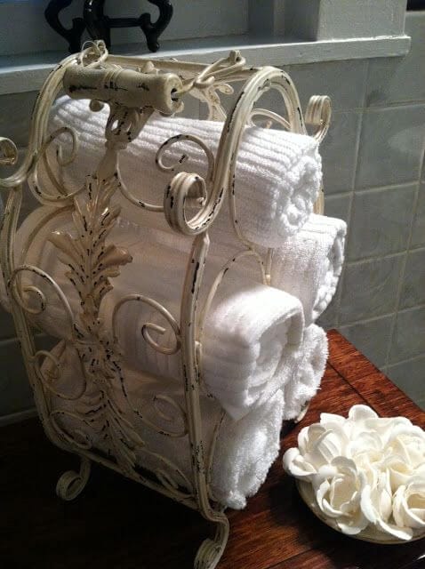 French Country Style Towel Rack