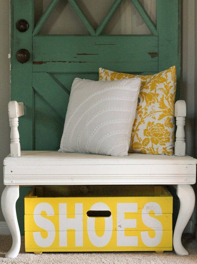 Front Door Shoe Storage Ideas for Entryway