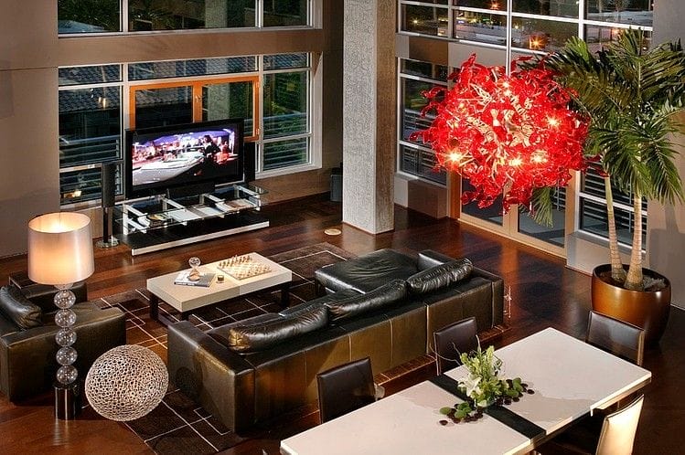 Glass Corner TV Stand Ideas