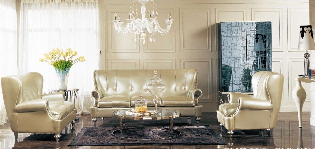 Gold Italian Living Room Furniture (1)