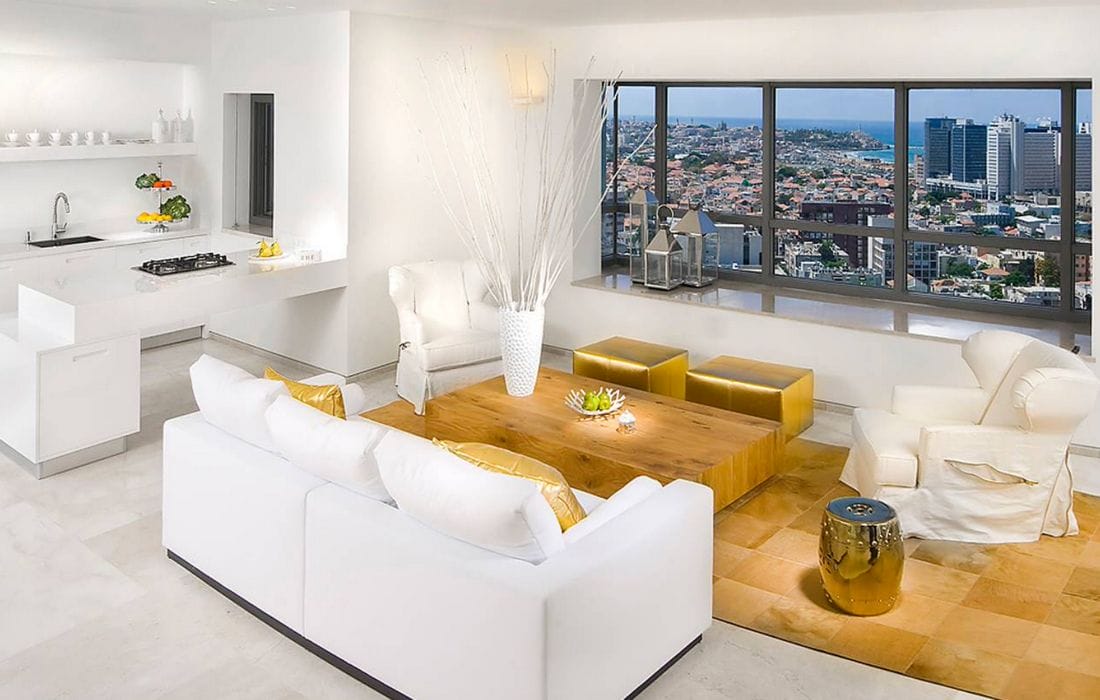 Gold Living Room Ideas for Apartments
