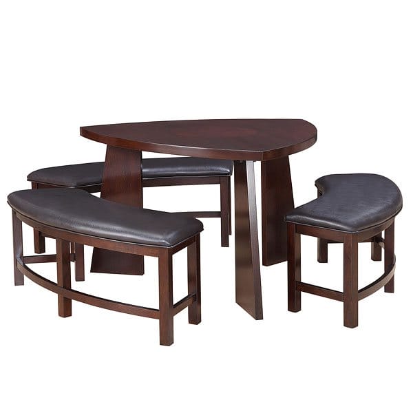 Mikayla Dining Set with A Triangular Table