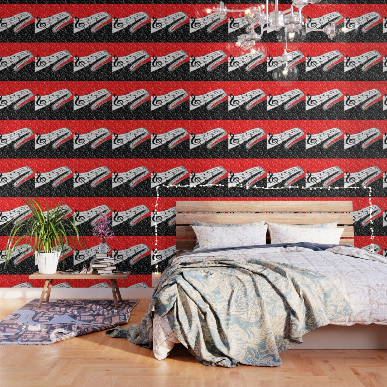 Music Themed Bedroom Wallpaper