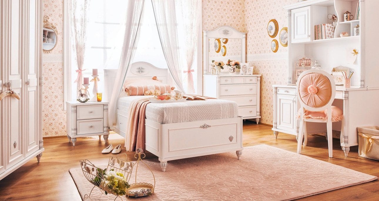 Pink Princess Bedroom Ideas with A Vintage Feel