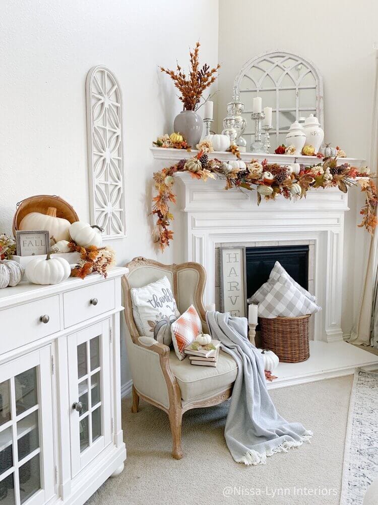 Rustic Glam Cozy Corner Fireplace