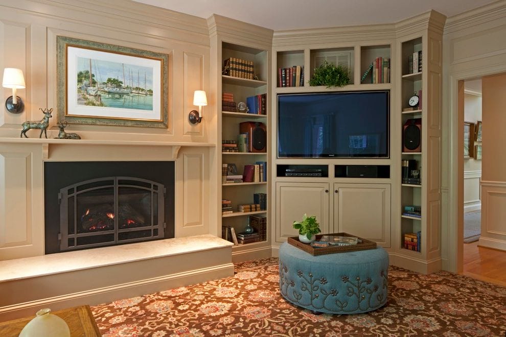 Shaker-style Corner TV Stand