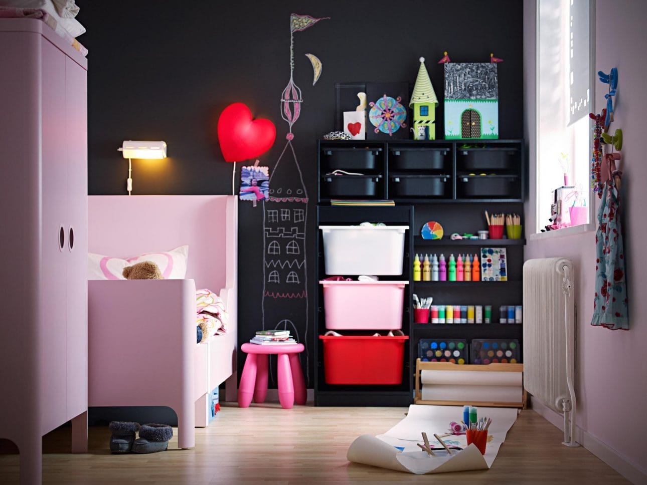 Storage Solutions for Toddler Girl Bedroom