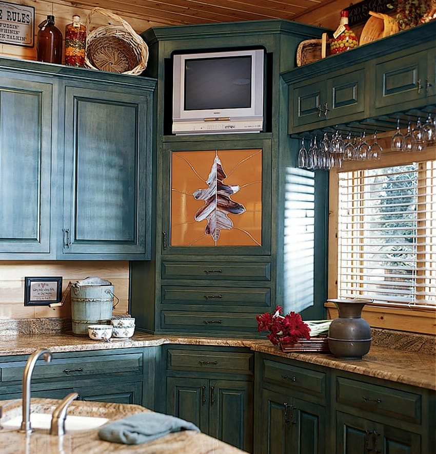 Tall Corner TV Cabinet