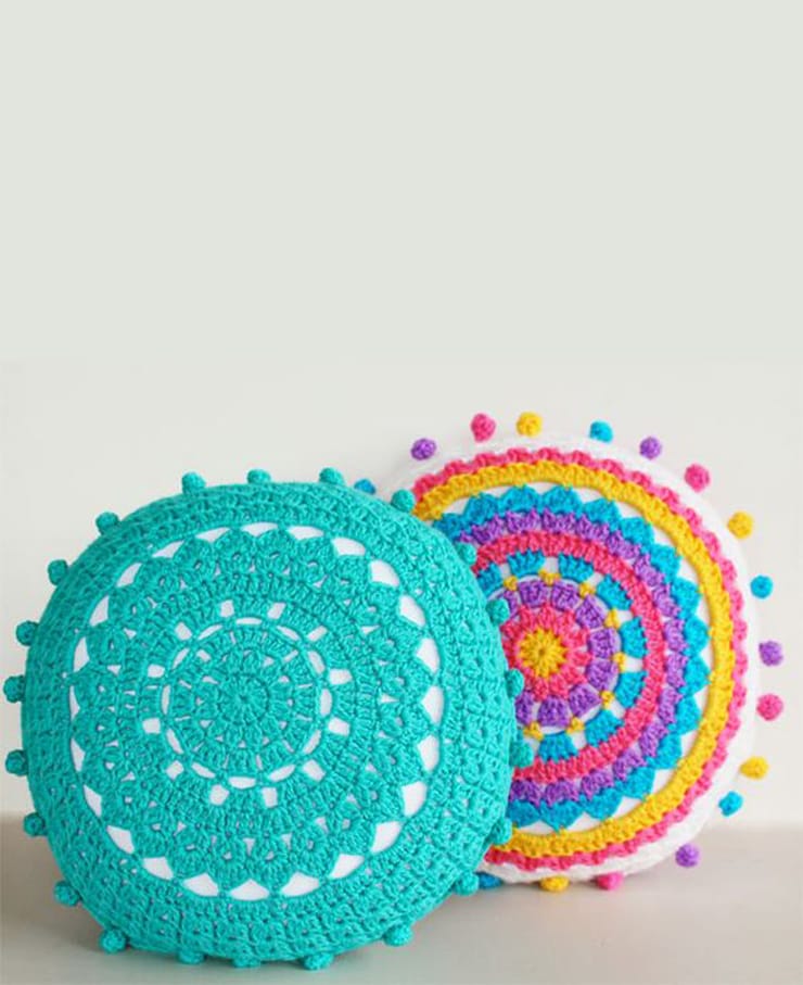 Turquoise Carnivale Cushion