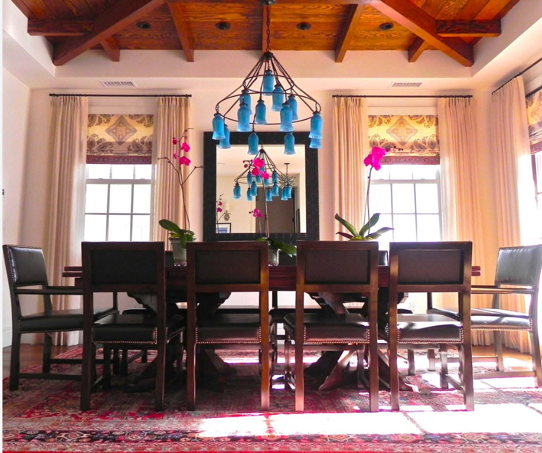 Turquoise Chandelier for Dining Room