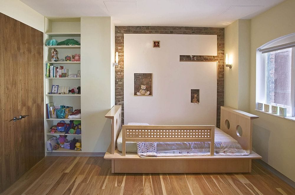 White and Wood Toddler Girl Bedroom Ideas