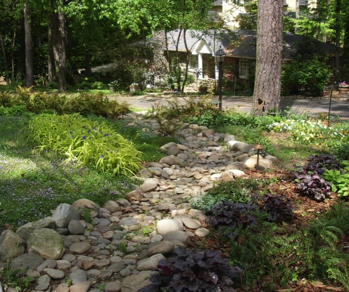dry-creek-bed-drainage-Helping Your Surrounding Nature Out