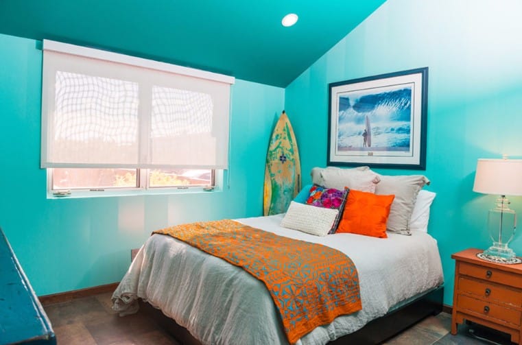 Turquoise Painting for Teenage Girl’s Bedroom