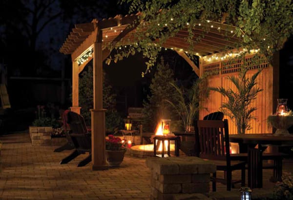 gazebo and lighting