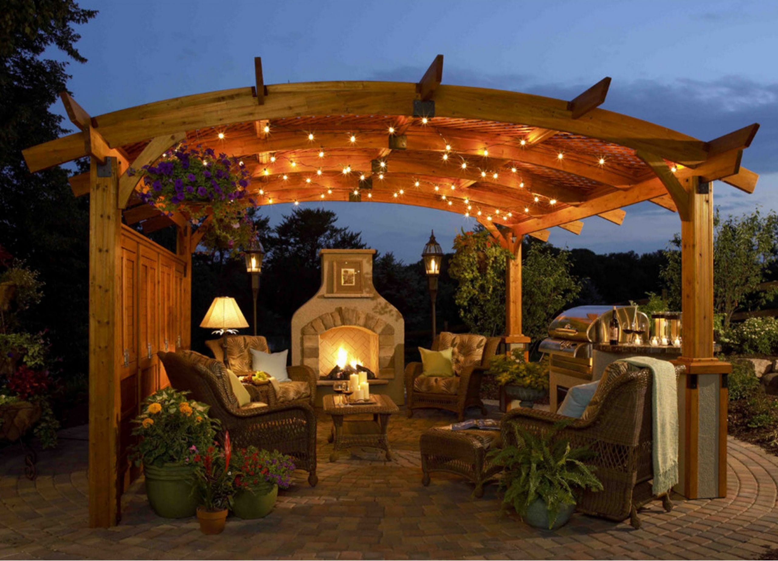 20 Splendid Gazebo Lighting Ideas To Inspire You   13 2 Scaled 