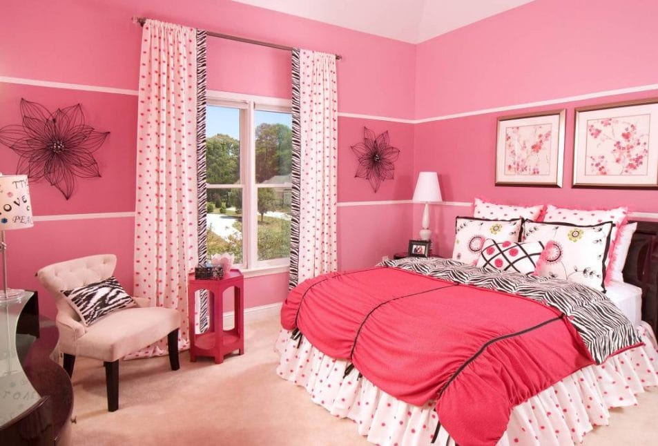25 Fabulous Pink Striped Wall Ideas for Your Home