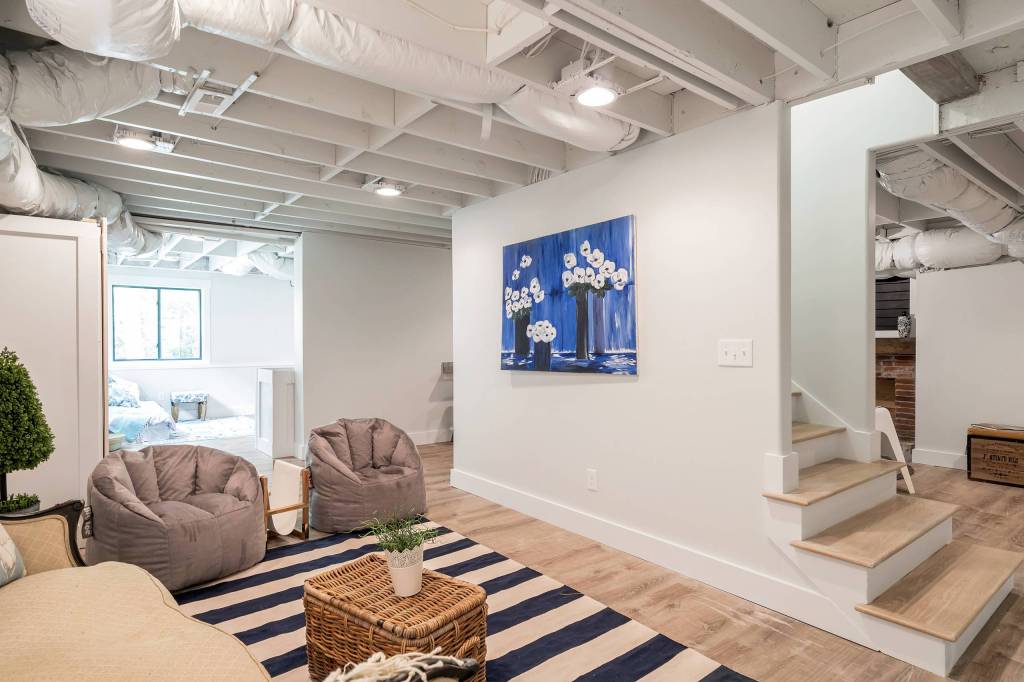 unfinished basement ideas diy