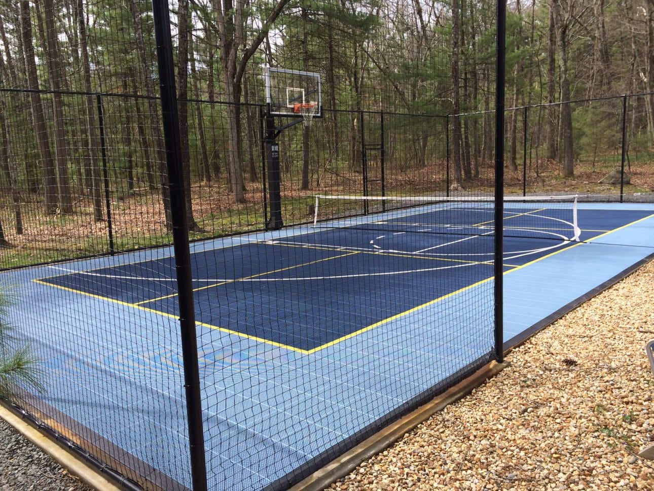 backyard basketball court ideas