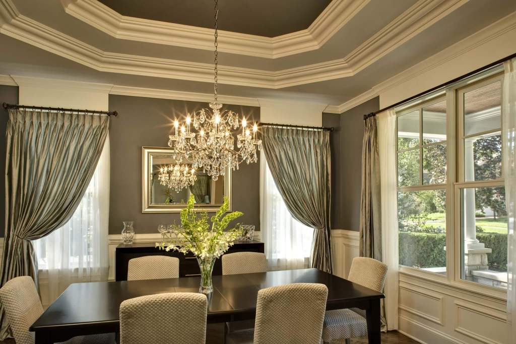 tray ceiling accent paint