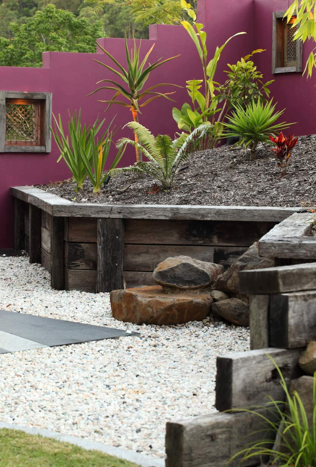 tropical front garden ideas australia