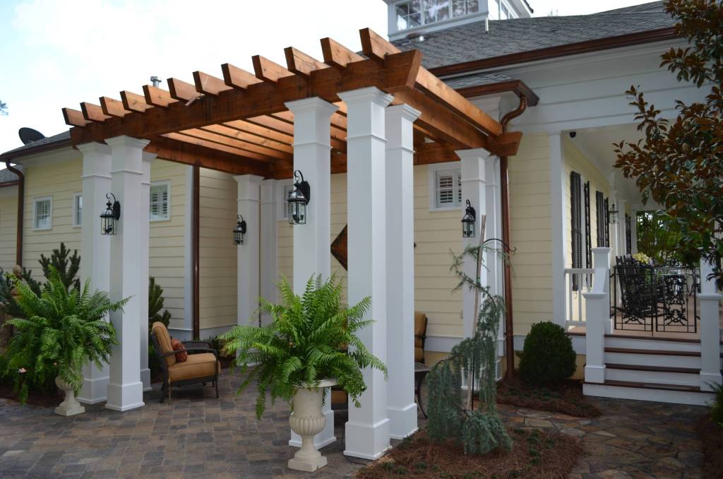 building a backyard pavilion